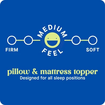 Sealy Dreamlife 1.5" Medium Topper Twin Long And Molded Pillow Bundle 3 Sealy Dreamlife 1.5" Medium Topper Twin Long And Molded Pillow Bundle - Image 3