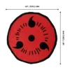 Just Funky Naruto Shippuden Sharingan 48 Inch Round Fleece Throw Blanket