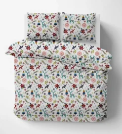 Pointehaven 190 GSM 100% Soft Cotton Ultra Heavy Weight Flannel Printed Or Solid Oversized Duvet Set -Bedding Discount Store GUEST 88002f44 7b9b 4248 b879 d8e2948309f1