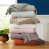 Market & Place 100% Cotton Waffle Weave Bed Blanket