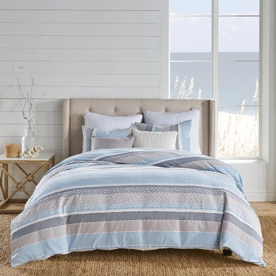 Santander Comforter Set - Blue, Grey & White - Levtex Home 3 Santander Comforter Set - Blue, Grey & White - Levtex Home - Image 3