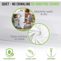 Mattress Protector With Zipper By Guardmax. Terry Cotton Waterproof, Bed Bug Proof, Soft & Comfortable Mattress Encasement With Deep Pockets. 17 Mattress Protector With Zipper By Guardmax. Terry Cotton Waterproof, Bed Bug Proof, Soft & Comfortable Mattress Encasement With Deep Pockets. -Bedding Discount Store GUEST 8c396e00 a4b1 4872 8faa 0c5cfc82cc39