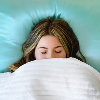 Morning Glamour Standard Satin Solid Pillowcase Aqua 3 Morning Glamour Standard Satin Solid Pillowcase Aqua - Image 3