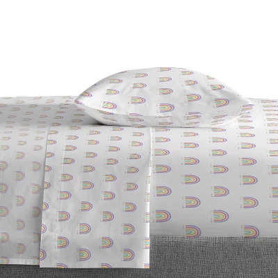 Saturday Park Doodle Rainbow 100% Organic Cotton Bed Set 4 Saturday Park Doodle Rainbow 100% Organic Cotton Bed Set - Image 4