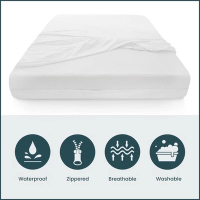 Continental Sleep Ultra Soft-Premium Zippered Mattress Protector, 1 Continental Sleep Ultra Soft-Premium Zippered Mattress Protector,