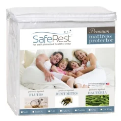SafeRest Waterproof Mattress Protector - Premium Mattress Cover With Soft Cotton Terry Surface - Noiseless Protection -Bedding Discount Store GUEST 9001459d 7570 4e50 ae1a b5960a07ac95