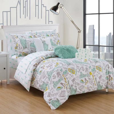 Chic Home Design Ellis Bed In A Bag Comforter Set 1 Chic Home Design Ellis Bed In A Bag Comforter Set