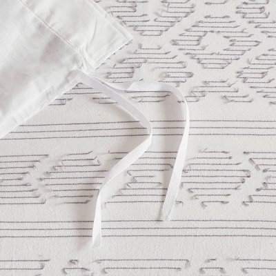 Emerson Clip Jacquard Duvet Cover Set 6 Emerson Clip Jacquard Duvet Cover Set - Image 6