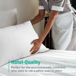 Aghana Digitals Premium Microfiber Bedding Pillows - Fluffy Supportive Down Alternative For All