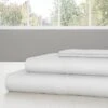 Hastings Home 4-Pc Queen-Size Brushed Microfiber Sheet Set - White
