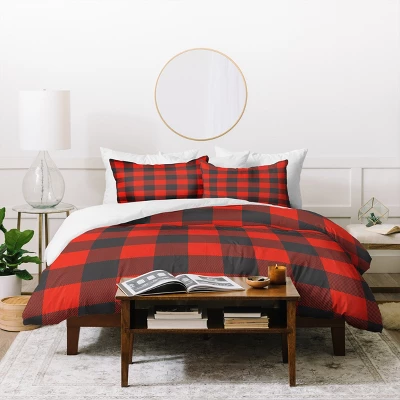 Zoe Wodarz Winter Cabin Plaid Duvet Cover 1 Zoe Wodarz Winter Cabin Plaid Duvet Cover