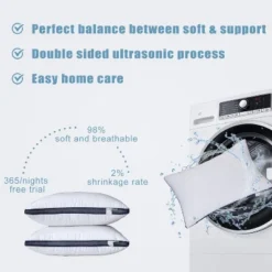 Aghana Digitals Luxury Queen Size Bed Pillows Set Of 2 For Side Sleepers -Bedding Discount Store GUEST 95267a66 e058 4bc9 ac81 a7fd5b9eca20