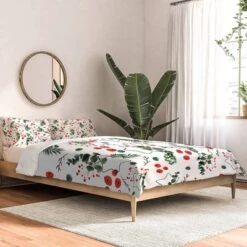 Christmas Botany Comforter Set - Deny Designs
