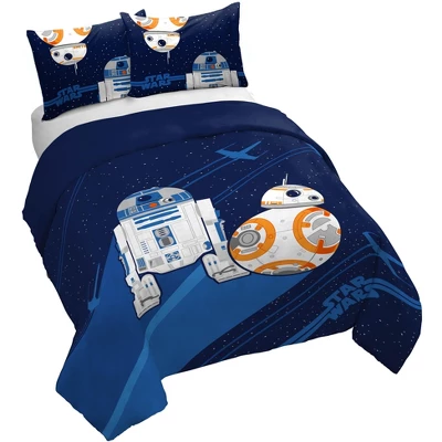 Saturday Park Star Wars Droids 100% Organic Cotton Duvet Cover & Sham Set 7 Saturday Park Star Wars Droids 100% Organic Cotton Duvet Cover & Sham Set - Image 7