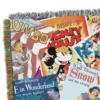Northwest The Company Disney's Classics Vintage Collage Tapestry Throw, 48 By 60-Inch