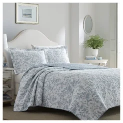 Blue Amberley Quilt Set - Laura Ashley® 13 Blue Amberley Quilt Set - Laura Ashley® -Bedding Discount Store GUEST 987f436d 0ed4 41b8 98c7 d26cacfe2e64