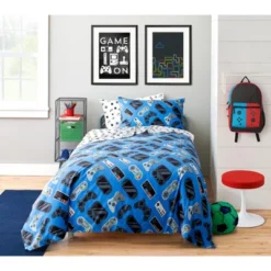 Saturday Park Gamer 100% Organic Cotton Bed Set -Bedding Discount Store GUEST 99de0258 ed75 4344 9e9f a495e8d90748