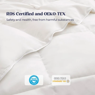 Peace Nest White Goose Down Comforter Duvet Insert Soft 360 Thread Count Fabric 5 Peace Nest White Goose Down Comforter Duvet Insert Soft 360 Thread Count Fabric - Image 5