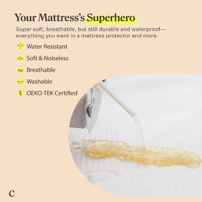 Coop Home Goods Ultra Luxe Waterproof Mattress Protector 7 Coop Home Goods Ultra Luxe Waterproof Mattress Protector - Image 7