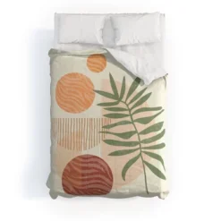 Domonique Brown Blurred Lines Polyester Comforter & Sham Set Ivory/Pink - Deny Designs -Bedding Discount Store GUEST 9af787e5 f52f 4eab b88e 34a63d6a5b4b