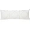 Sweet Jojo Designs Body Pillow Cover (Pillow Not Included) 54in.x20in. Diamond Tuft Ivory
