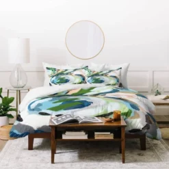 Laura Fedorowicz Greenery 100% Cotton Duvet Set - Deny Designs -Bedding Discount Store GUEST 9d547268 3b14 4947 ae75 9779184c76b1