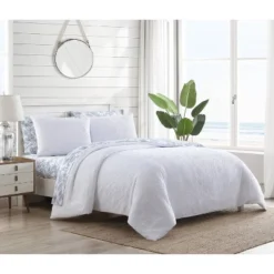 Tommy Bahama 3pc Textured Waffle 100% Cotton Comforter & Sham Set -Bedding Discount Store GUEST 9d6e9d3b 865f 40b8 86e5 fd487756db66