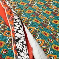 Lush Décor Boho Stripe Reversible Cotton Duvet Cover Set Turquoise/Tangerine 12 Lush Décor Boho Stripe Reversible Cotton Duvet Cover Set Turquoise/Tangerine -Bedding Discount Store GUEST 9f610726 b4ba 444b 8d4e f87e9c64d56b