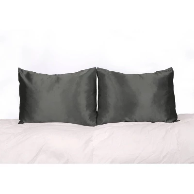 Morning Glamour Standard Satin Solid Pillowcase Set 19 Morning Glamour Standard Satin Solid Pillowcase Set - Image 19