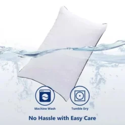 Aghana Digitals Premium Fluffy Supportive Pillows - Soft Microfiber Cover, Machine Washable,