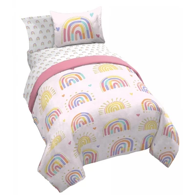 Saturday Park Doodle Rainbow 100% Organic Cotton Bed Set 8 Saturday Park Doodle Rainbow 100% Organic Cotton Bed Set - Image 8