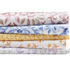 Great Bay Home Watercolor Floral Microfiber Wrinkle-Resistant Sheet Set -Bedding Discount Store GUEST a3644ae2 f3a3 42f2 907e 49cd19bce1a8