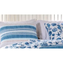 Greenland Home Fashions 2102BS Pebble Beach Standard Sham,20x26 Inches