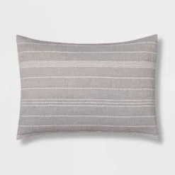 12pc Chambray Matelasse Stripe Comforter & Sheet Bedding Set Gray - Threshold™ -Bedding Discount Store GUEST a6544a0f 31de 47cd 9f24 ae05ba242231