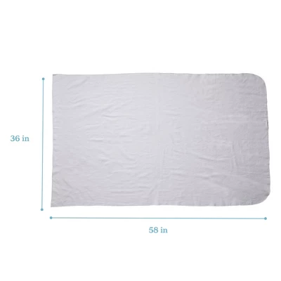 ECR4Kids Blanket, Rest Time Accessories, White, 12-Pack 1 ECR4Kids Blanket, Rest Time Accessories, White, 12-Pack