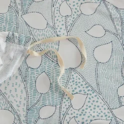 Anya Vine Printed Cotton Duvet Cover Set Aqua Blue - Urban Habitat -Bedding Discount Store GUEST aaf276b8 7e52 432e b0ff 3d06ec23b75f