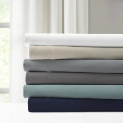 Color Sense Lightweight Wrinkle-Resistant Quick-Drying College Dorm Sheet Set