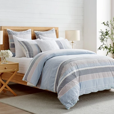 Santander Comforter Set - Blue, Grey & White - Levtex Home 1 Santander Comforter Set - Blue, Grey & White - Levtex Home