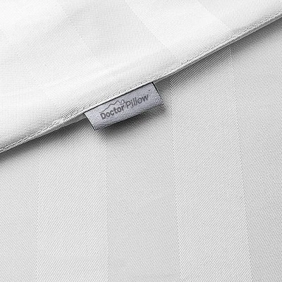 Dr. Pillow Royal Deluxe Nutra Sleep Pillow Case Pack Of 2, White 5 Dr. Pillow Royal Deluxe Nutra Sleep Pillow Case Pack Of 2, White - Image 5