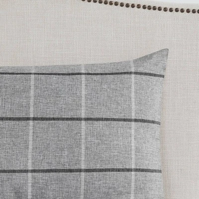 Madison Park 3pc Full/Queen Oakdale Faux Linen Jacquard Duvet Cover Set Gray 5 Madison Park 3pc Full/Queen Oakdale Faux Linen Jacquard Duvet Cover Set Gray - Image 5