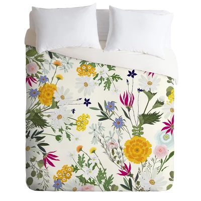 Iveta Abolina Bretta Duvet Cover Set Yellow - Deny Designs 4 Iveta Abolina Bretta Duvet Cover Set Yellow - Deny Designs - Image 4