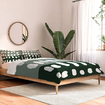 Full/Queen Aleeya Jones Abstract Landscape 3 Comforter Set - Deny Designs 1 Full/Queen Aleeya Jones Abstract Landscape 3 Comforter Set - Deny Designs