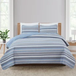 Market & Place Elise Striped Reversible Quilt Set -Bedding Discount Store GUEST b3f0af01 6563 4cf7 9fbb 5be554ff21a4