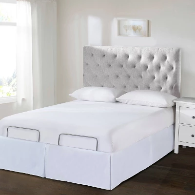 Adjustable Bed Wrap-Around 15" Tailored Bed Skirt - Bed Maker's 2 Adjustable Bed Wrap-Around 15" Tailored Bed Skirt - Bed Maker's - Image 2