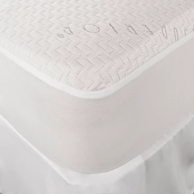 Waterproof Rayon From Bamboo And Polyester Hypoallergenic Mattress Protector By Blue Nile Mills 5 Waterproof Rayon From Bamboo And Polyester Hypoallergenic Mattress Protector By Blue Nile Mills - Image 5