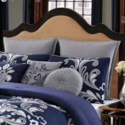 Dolce Comforter Set Navy/Silver - Style 212 -Bedding Discount Store GUEST b6df214d e890 4726 9d0e 746c2077b3f7