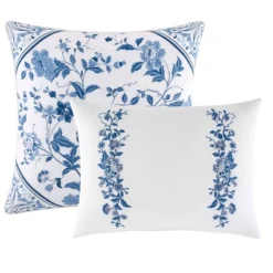 Laura Ashley Elise 100% Cotton Duvet Cover Bonus Set Blue 14 Laura Ashley Elise 100% Cotton Duvet Cover Bonus Set Blue -Bedding Discount Store GUEST b7d7071f c453 445b a314 02899b1e0cc5