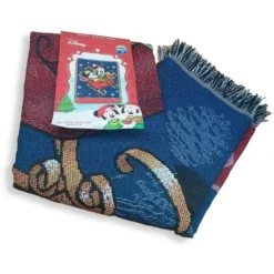 Disney's Mickey Mouse, "Sleigh Ride" Woven Tapestry Throw Blanket, 48" X 60", Multi Color -Bedding Discount Store GUEST b82c1152 ef32 4512 b5d7 2cd9a0d10b98