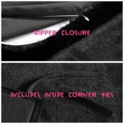 Solid Faux Fur 100% Polyester Duvet Set Black - Betseyville -Bedding Discount Store GUEST b98c8bef 7da1 485d 96a2 072269e065be