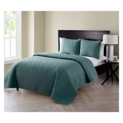 Caroline Embossed Quilt Set - VCNY Home